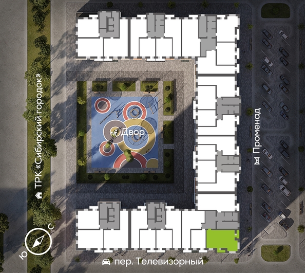 
  Продается 3-комн. квартира 80.5 м², в ЖК ОКТА, дом 1. Фото 1.