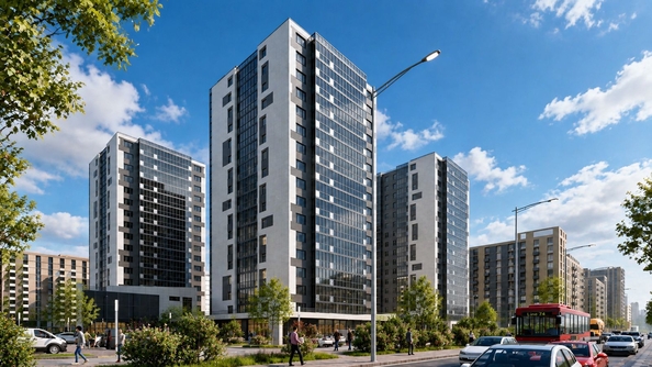 
  Продается 2-комн. квартира 60.4 м², в ЖК Ладейский квартал, дом 3. Фото 2.