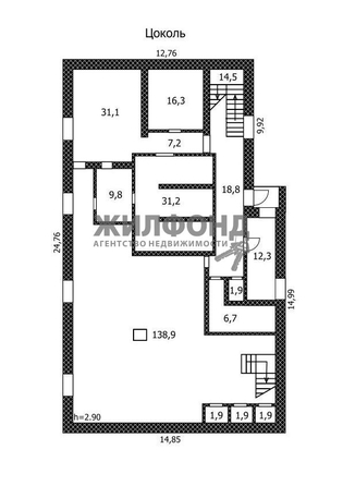 
   Продам помещение свободного назначения, 917 м², Гоголя ул, 95

. Фото 2.