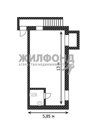 
   Продам помещение свободного назначения, 76 м², Сергея Ускова ул, 40

. Фото 11.