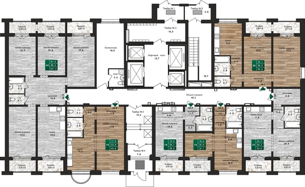 
   Продам 1-комнатную, 43.8 м², Шервуд, (Нагорная 6-я, 15в корп 4)

. Фото 1.