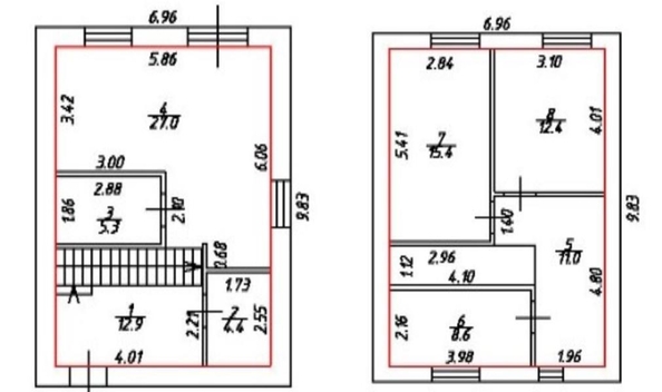 
   Продам дом, 100 м², Новые Зори

. Фото 2.