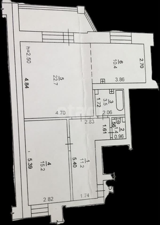 
   Продам 2-комнатную, 68 м², Лазурная ул, 44

. Фото 3.