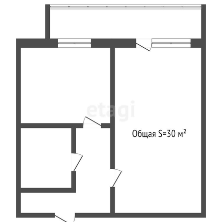 
   Продам 1-комнатную, 30 м², Интернациональная ул, 16

. Фото 1.