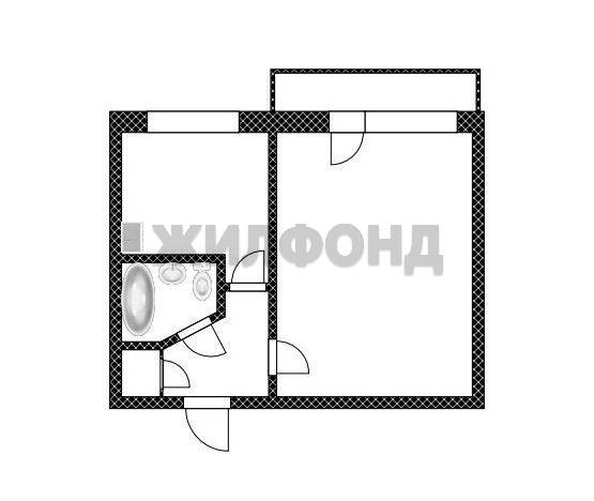 
  Продается 1-комн. квартира, 28 м², Юбилейная ул
. Фото 17.