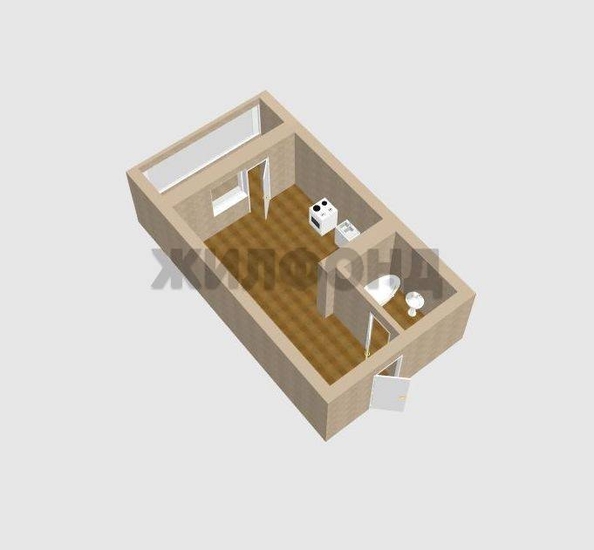 
  Продается студия, 19.3 м², Октябрьская ул
. Фото 8.