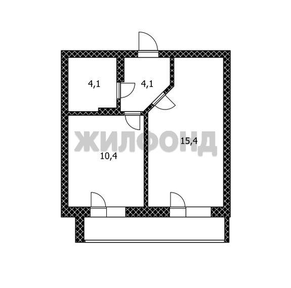 
  Продается 1-комн. квартира, 36 м², Балтийская ул
. Фото 13.