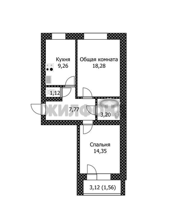 
  Продается 2-комн. квартира, 55.5 м², Балтийская ул
. Фото 19.