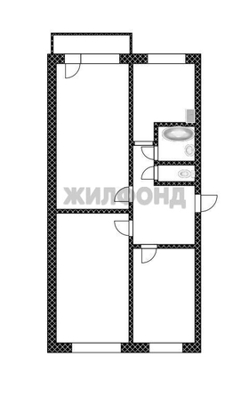 
  Продается 3-комн. квартира, 60 м², Строительная ул
. Фото 5.