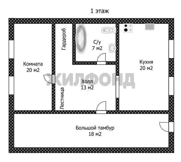 
  Продается дом, 124 м², поселок Лесной
. Фото 20.