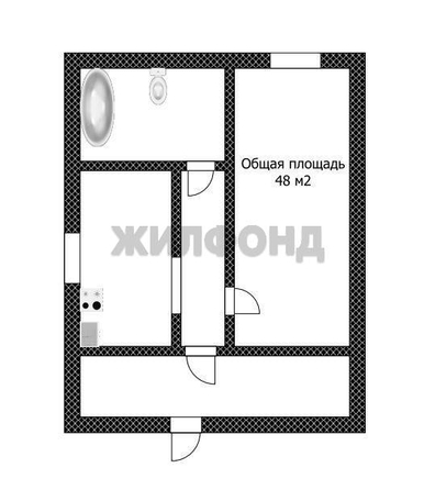 
  Продается дом, 48 м², Барнаул
. Фото 18.