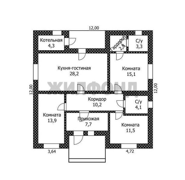 
  Продается дом, 109 м², село Фирсово
. Фото 10.