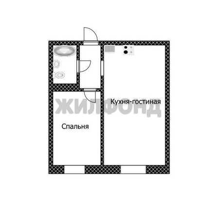 
  Продается 1-комн. квартира, 29.6 м², Мира ул, д. 5а
. Фото 9.