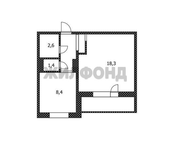 
  Продается 1-комн. квартира, 34.3 м², Шумакова ул, д. 61
. Фото 6.