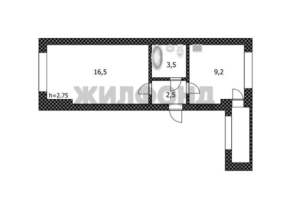 
  Продается 1-комн. квартира, 31.7 м², Сизова ул, д. 28
. Фото 23.