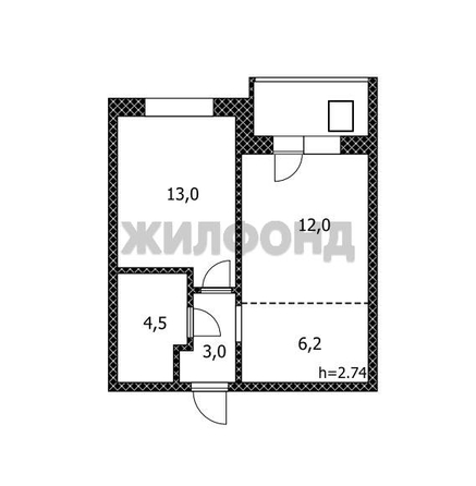 
  Продается 2-комн. квартира, 40.4 м², ЖК Крылья, дом 14
. Фото 10.
