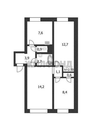 
  Продается 3-комн. квартира, 52.1 м², Ощепкова ул, д. 38
. Фото 18.