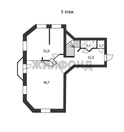 
  Продается 4-комн. квартира, 213.3 м², Партизанская ул, д. 83
. Фото 5.