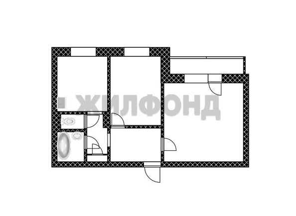 
  Продается 2-комн. квартира, 53.6 м², Победы ул, д. 4
. Фото 12.