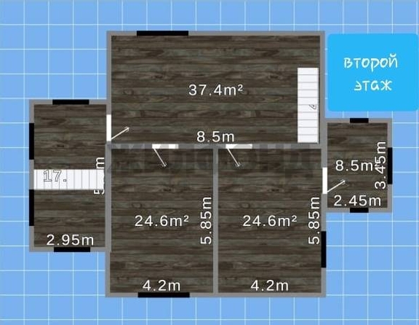 
  Продается дом, 403 м², рабочий поселок Южный 
. Фото 15.