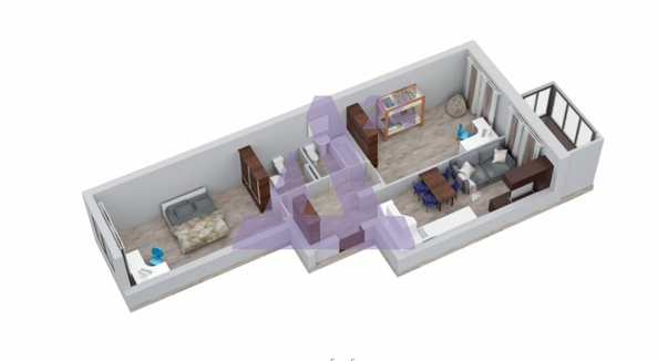 
  Продается 3-комн. квартира, 71 м², ЖК Колумб
. Фото 13.