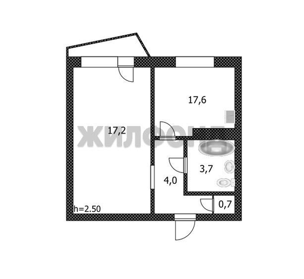 
  Продается 1-комн. квартира, 34 м², Петра Сухова ул
. Фото 16.