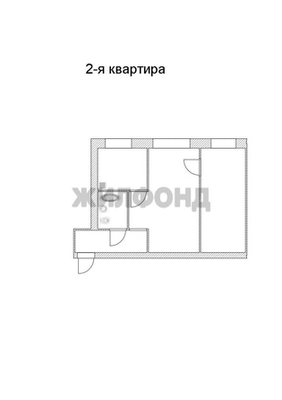 
  Продается 2-комн. квартира, 44.4 м², Юрина ул
. Фото 11.