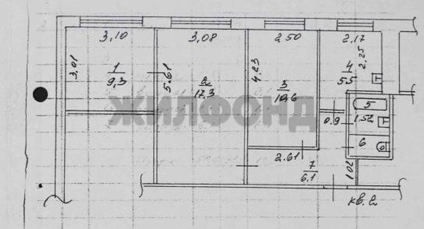 
  Продается 3-комн. квартира, 51.8 м², Антона Петрова ул
. Фото 11.
