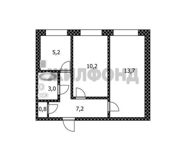 
  Продается 2-комн. квартира, 40.1 м², Юрина ул
. Фото 18.