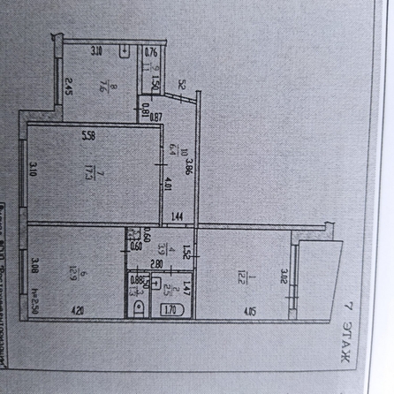 
  Продается 3-комн. квартира, 65 м², Попова ул, д. 64
. Фото 15.