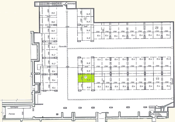 
  Продается парковка 14.9 м², в ЖК Две эпохи. Фото 1.