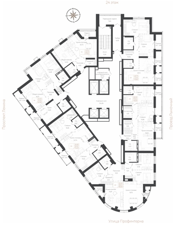 
  Продается 4-комн. квартира 99.83 м², в ЖК Маяковский 2. Фото 1.