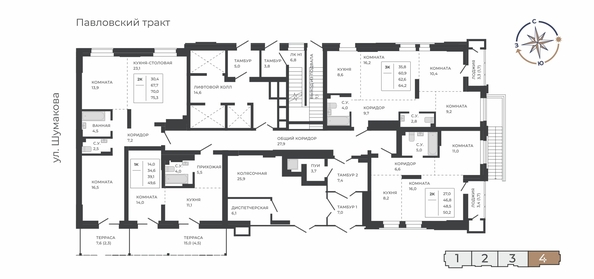 
  Продается 2-комн. квартира 48.5 м², в ЖК Павлов. Фото 1.