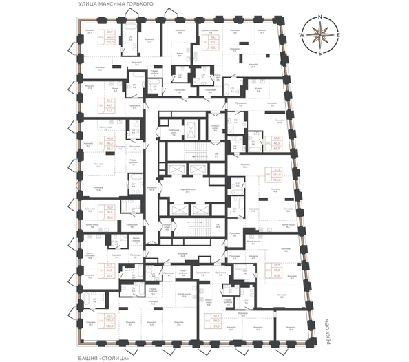 
  Продается 3-комн. квартира 83.5 м², в ЖК Барнаул. Фото 1.