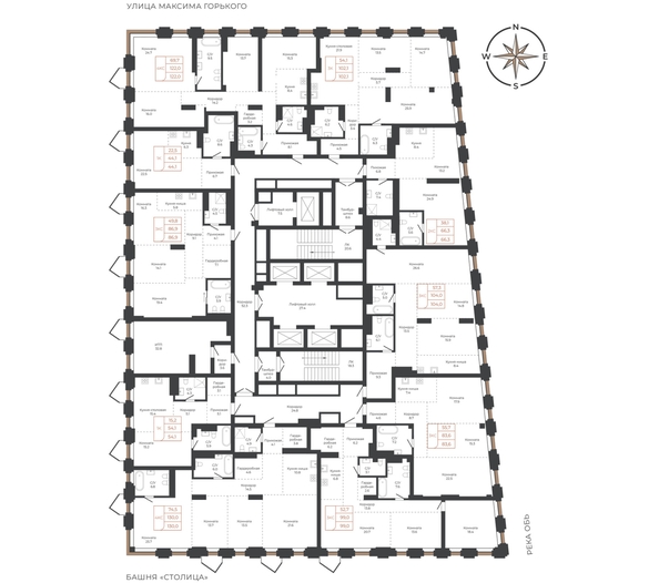 
  Продается 3-комн. квартира 86 м², в ЖК Барнаул. Фото 1.