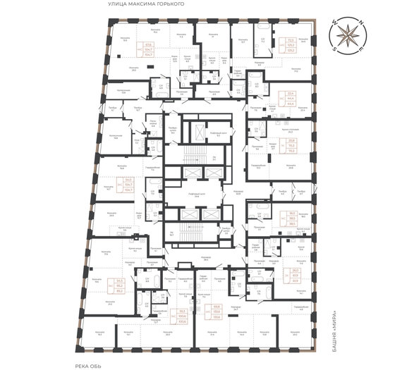 
  Продается 1-комн. квартира 70.2 м², в ЖК Барнаул. Фото 1.