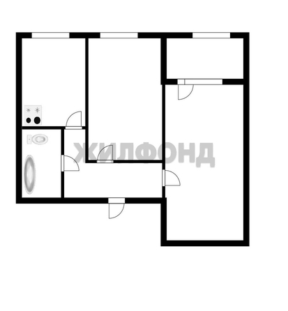 
  Продается 2-комн. квартира 45 м². Фото 13.