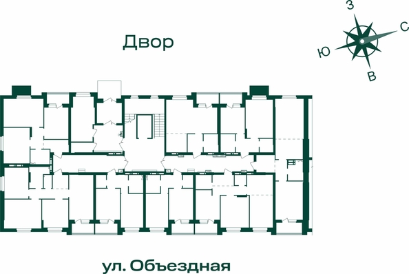 
  Продается 2-комн. квартира 54.5 м², в ЖК Первогорье, корпус 5. Фото 1.