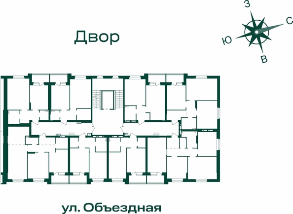 
  Продается 3-комн. квартира 69.4 м², в ЖК Первогорье, корпус 5. Фото 1.
