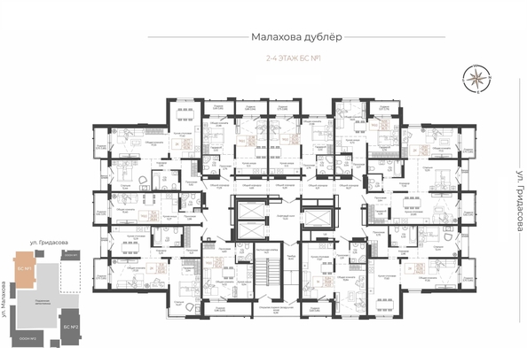 
  Продается 2-комн. квартира 63.46 м², в ЖК Легенда-155. Фото 1.