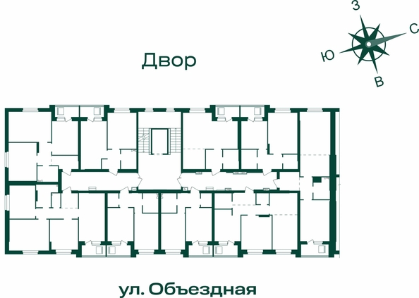 
  Продается 2-комн. квартира 54.5 м², в ЖК Первогорье, корпус 5. Фото 1.