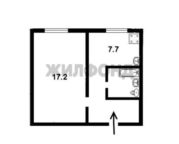 
  Продается 1-комн. квартира 30.9 м². Фото 16.