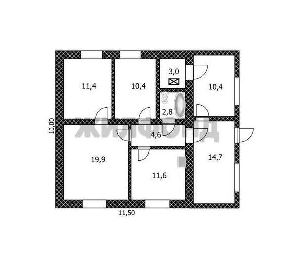 
  Продается дом 88.8 м². Фото 17.