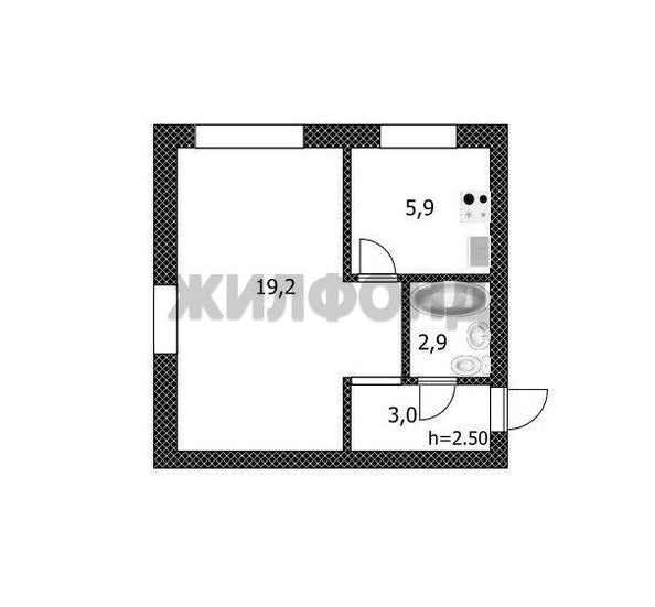 
  Продается 1-комн. квартира 31 м². Фото 11.