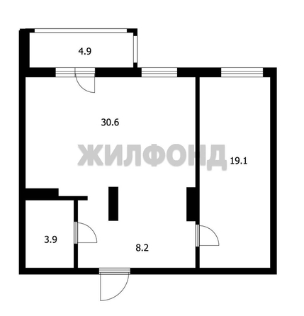 
  Продается 2-комн. квартира 64.3 м², в ЖК Родные берега, (Промышленная, 6). Фото 1.