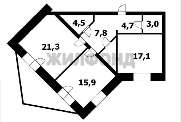 
  Продается 2-комн. квартира 81.6 м². Фото 25.