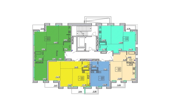 
  Продается 2-комн. квартира 51.9 м², в ЖК Ёлки, дом 2. Фото 1.