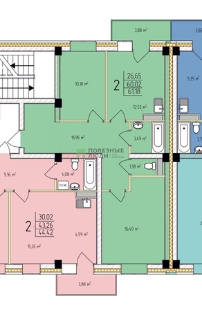 
   Продам 2-комнатную, 61.2 м², 0-я (СНТ Сибиряк тер) ул, 47

. Фото 3.