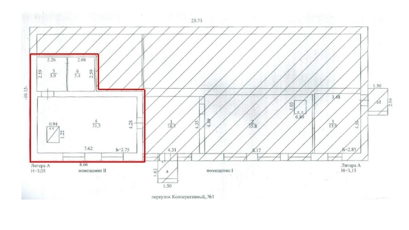 
   Продам офис, 42.8 м², Заречная ул

. Фото 4.