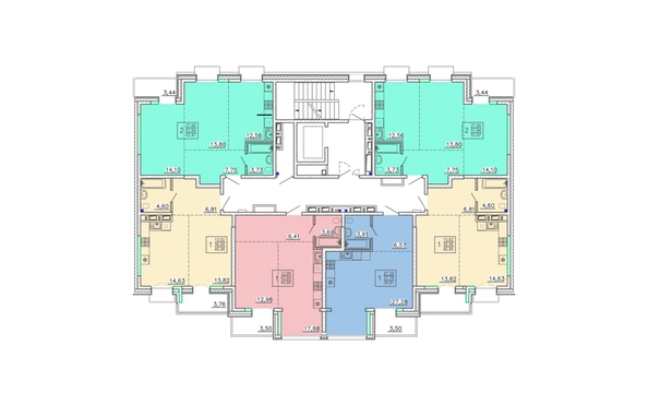 
  Продается студия, 44.99 м², ЖК Ёлки, дом 1
. Фото 1.